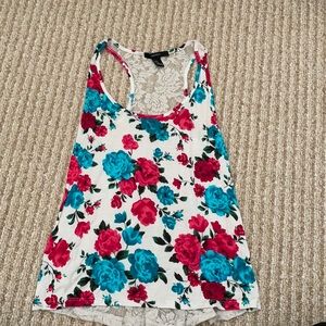 Forever 21 floral tank top.